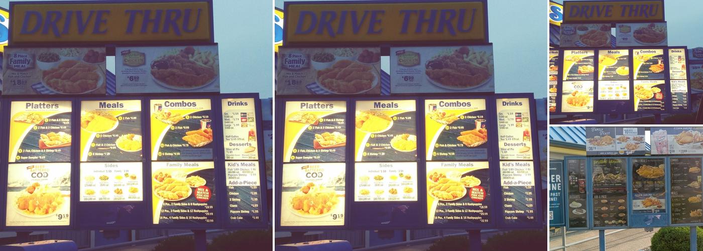 Long John Silver's Menu