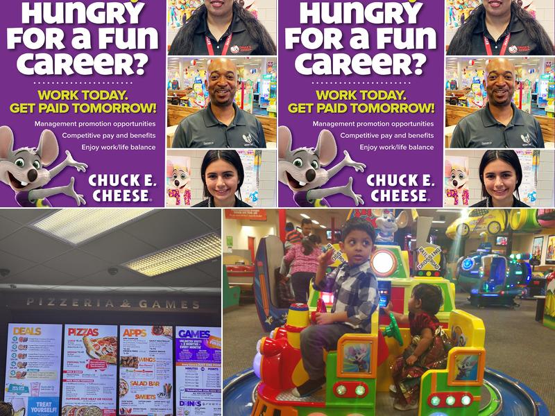 Chuck E. Cheese Menu