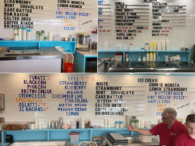 Barry G's Italian Ice Menu