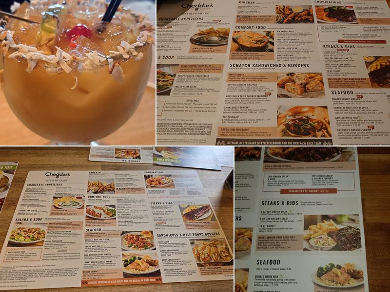 Cheddar's Scratch Kitchen Menu