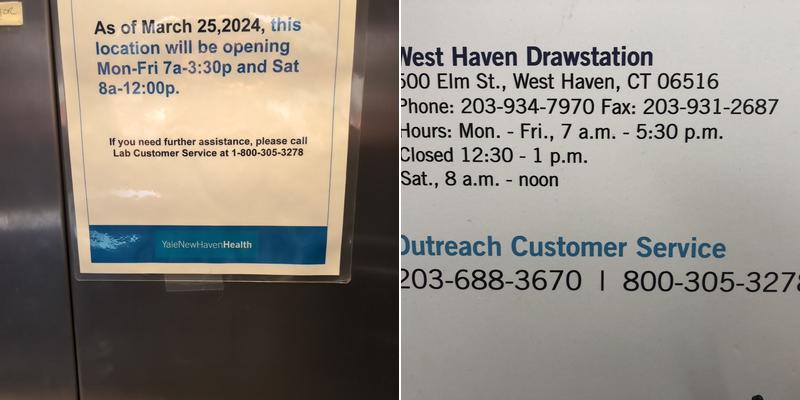 Yale New Haven Hospital Blood