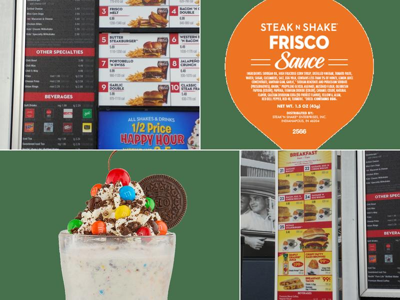 Steak 'n Shake Menu