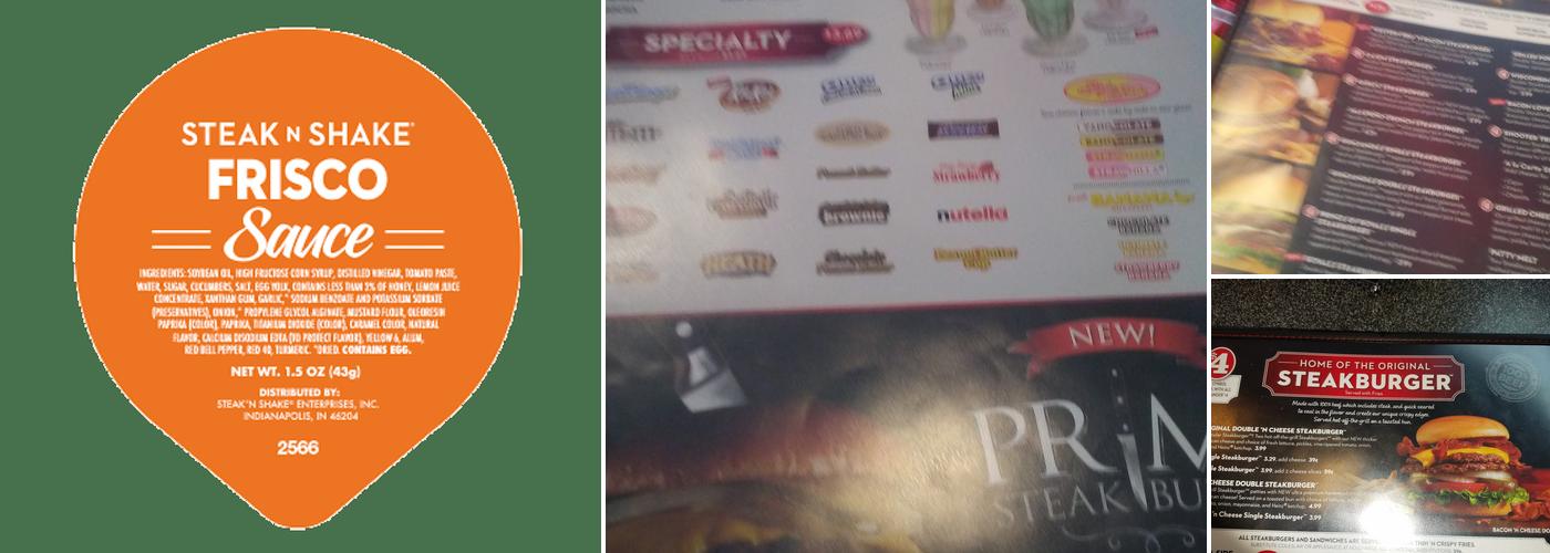Steak 'n Shake Menu