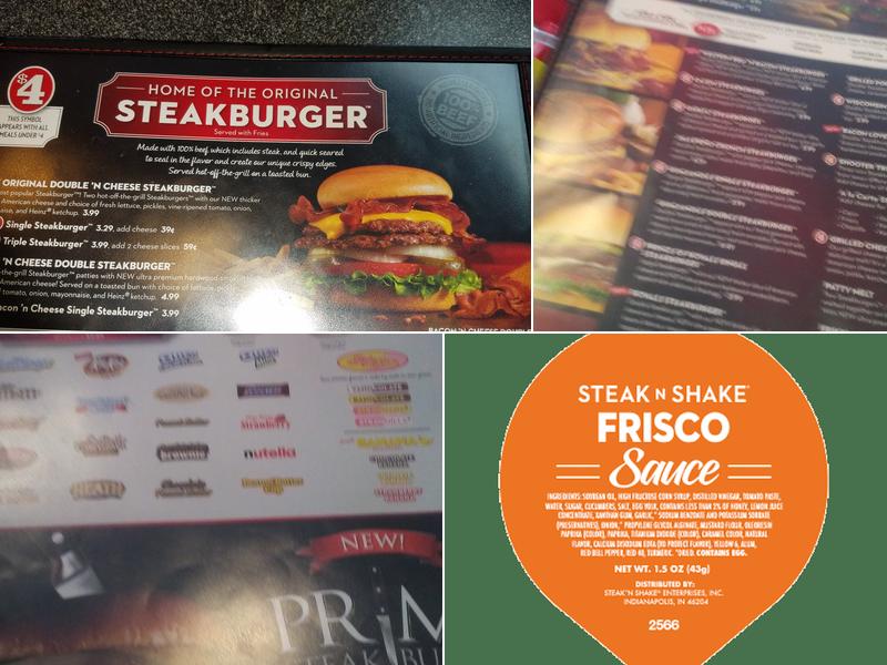 Steak 'n Shake Menu
