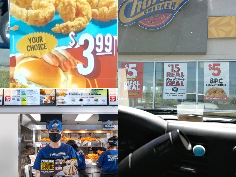 Church's Texas Chicken Menu