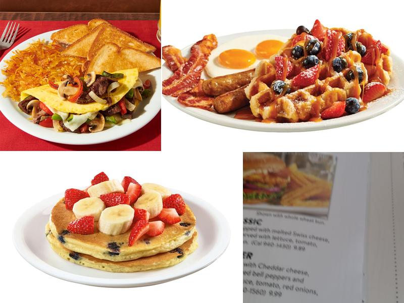 Denny's Menu