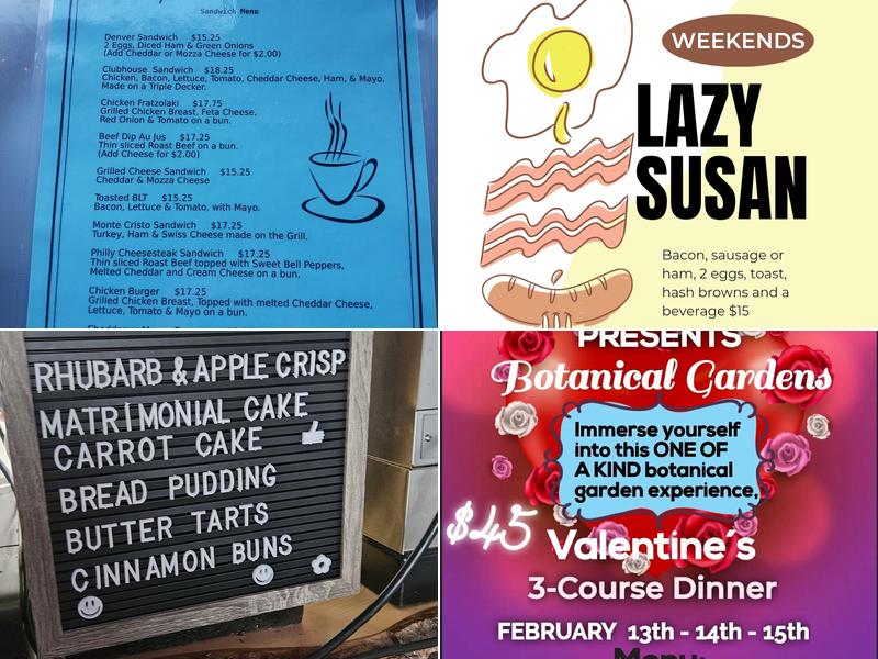 Lazy Susan Restaurant Menu