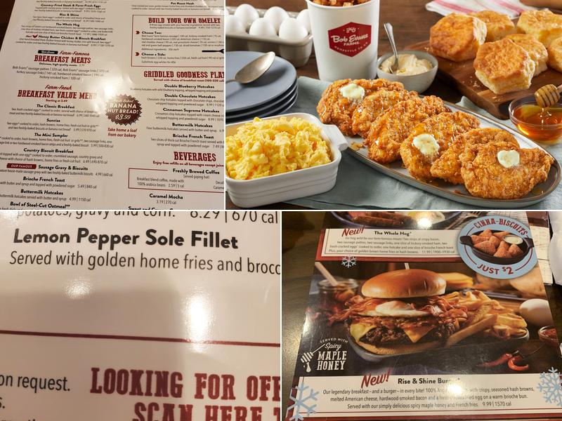 Bob Evans Menu