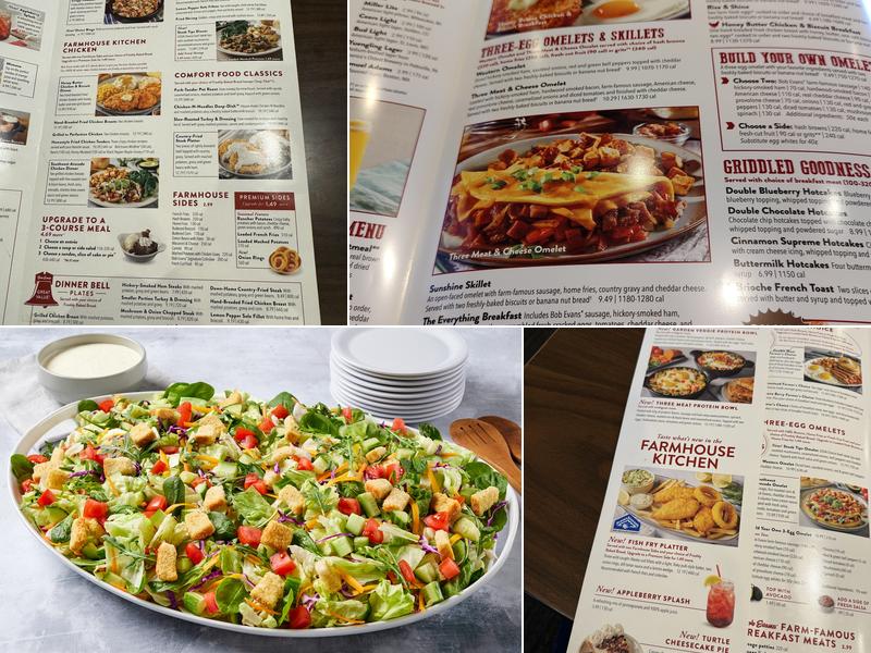 Bob Evans Menu