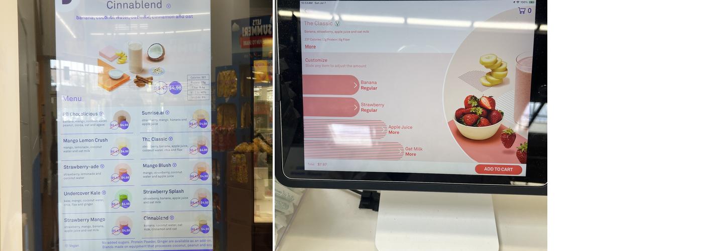 Blendid Menu