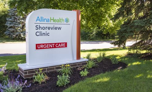 Allina Health Urgent Care – Shoreview 4166 Lexington Ave N 1st floor, Shoreview Minnesota 55126