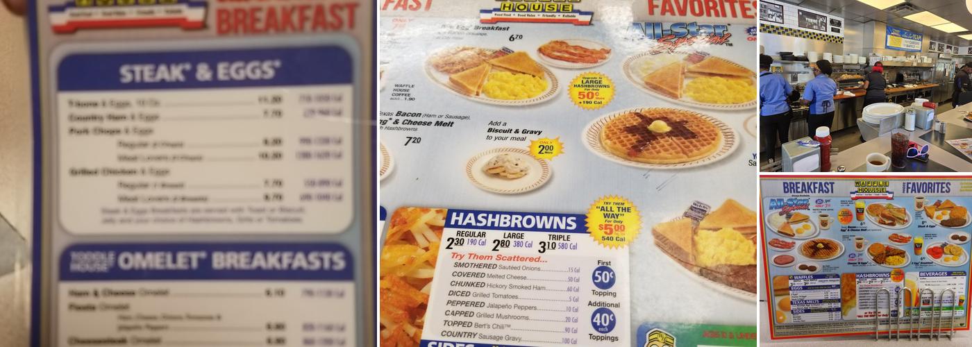 Waffle House Menu