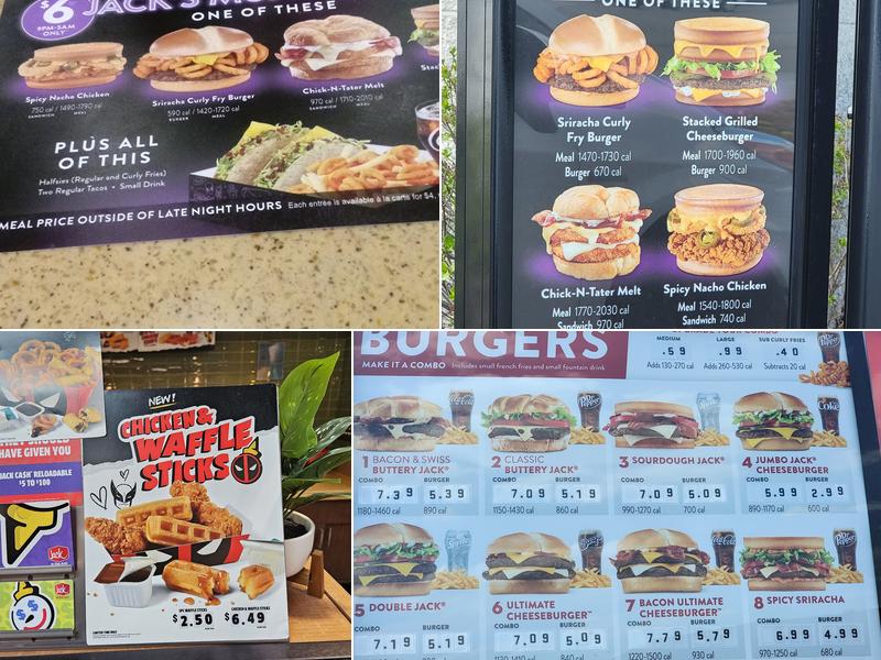 Jack in the Box Menu