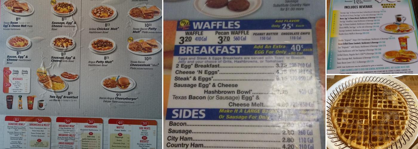 Waffle House Menu