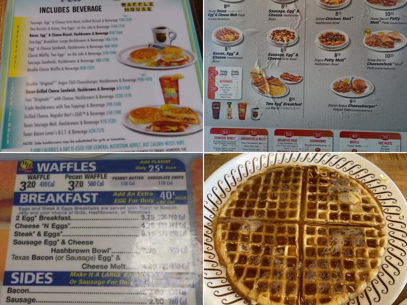 Waffle House Menu