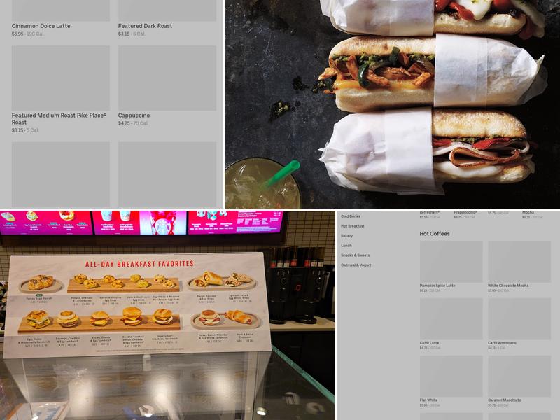 Starbucks Menu