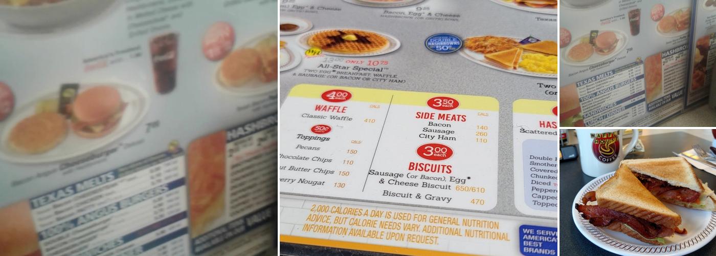 Waffle House Menu