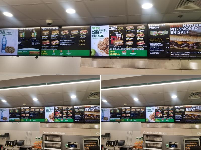 Subway Menu