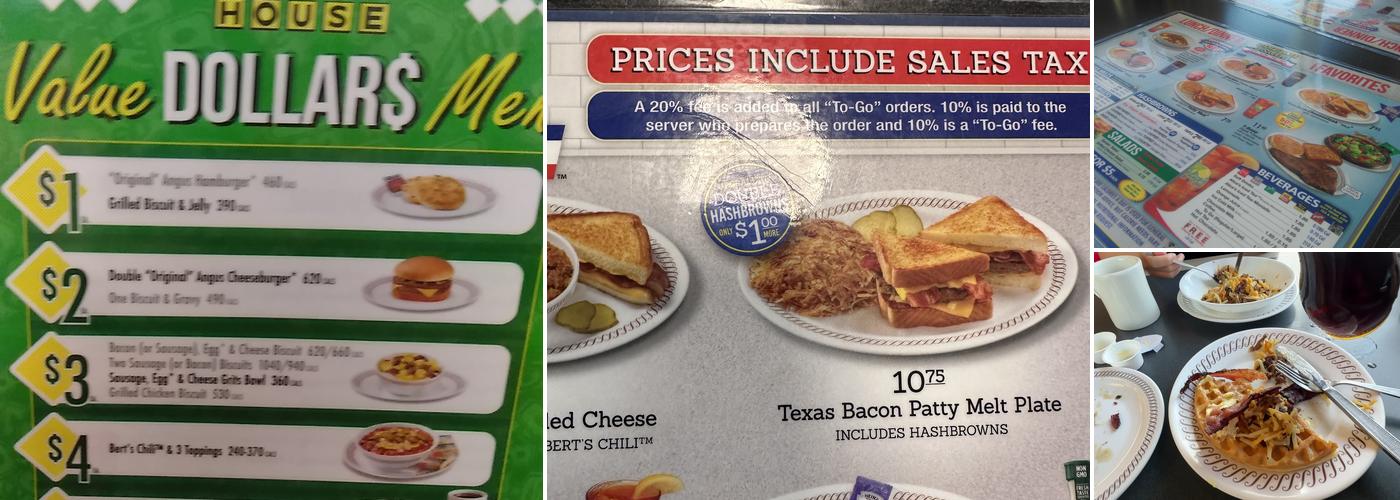 Waffle House Menu