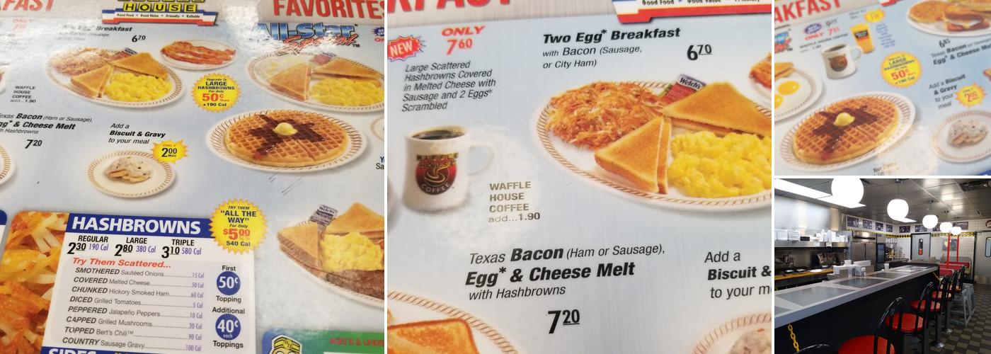 Waffle House Menu