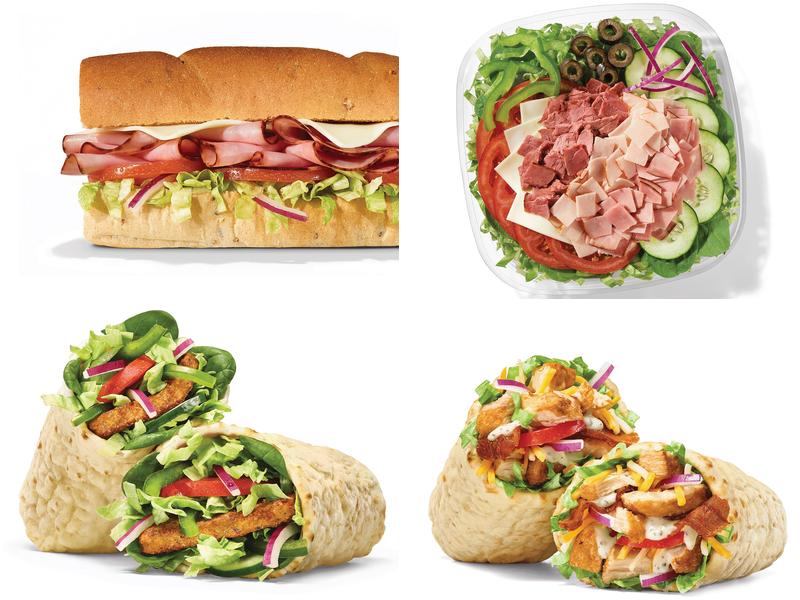 Subway Menu