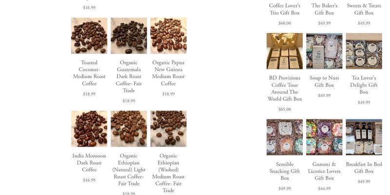 BD Provisions Severna Park Menu