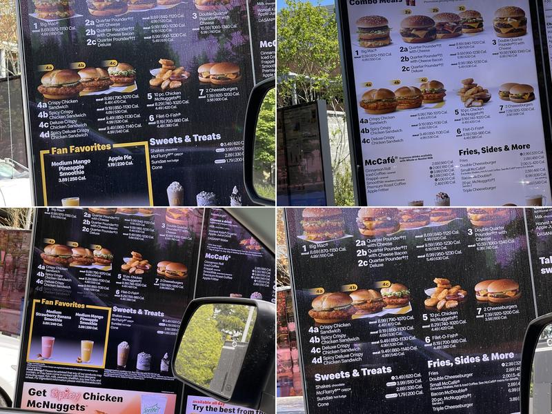 McDonald's Menu