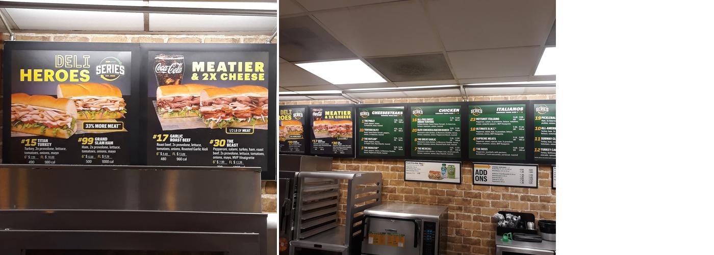 Subway Menu