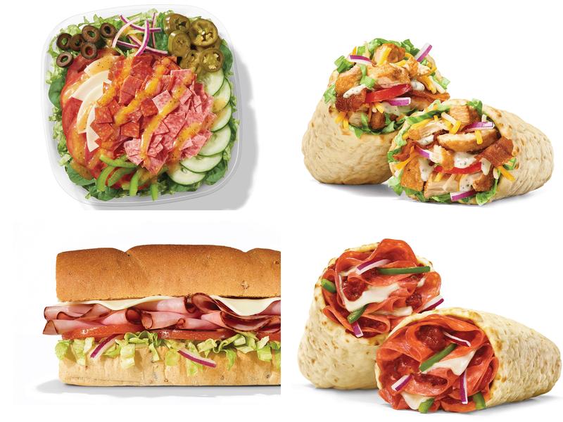 Subway Menu