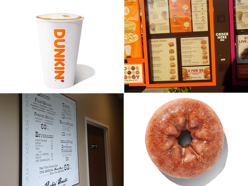 Dunkin' Menu