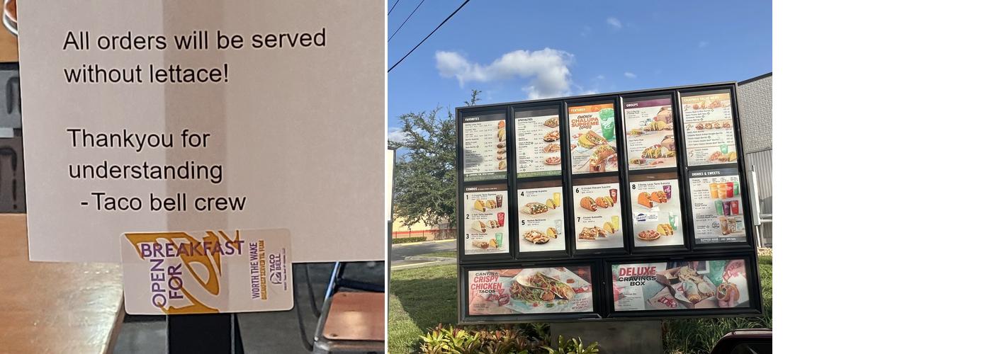 Taco Bell Menu