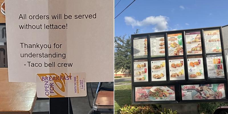 Taco Bell Menu