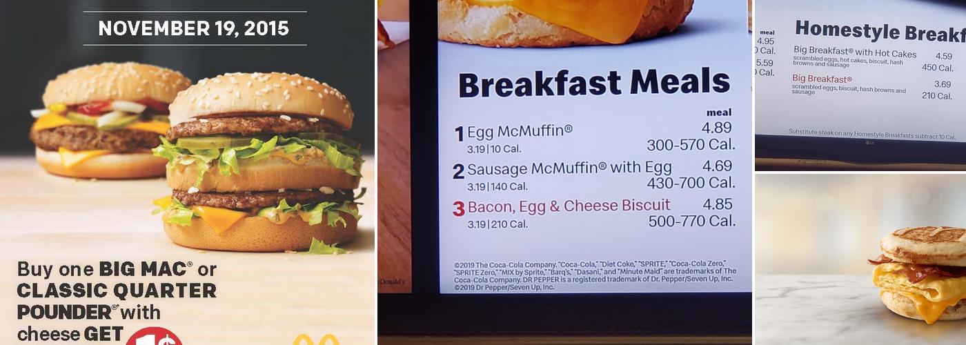McDonald's Menu