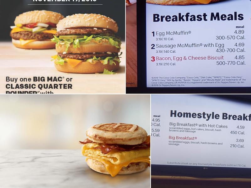McDonald's Menu