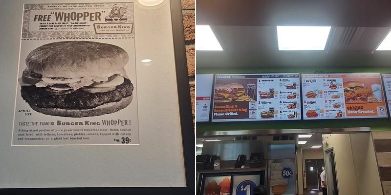 Burger King Menu