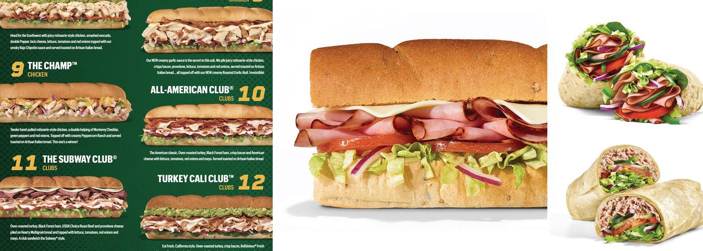 Subway Menu