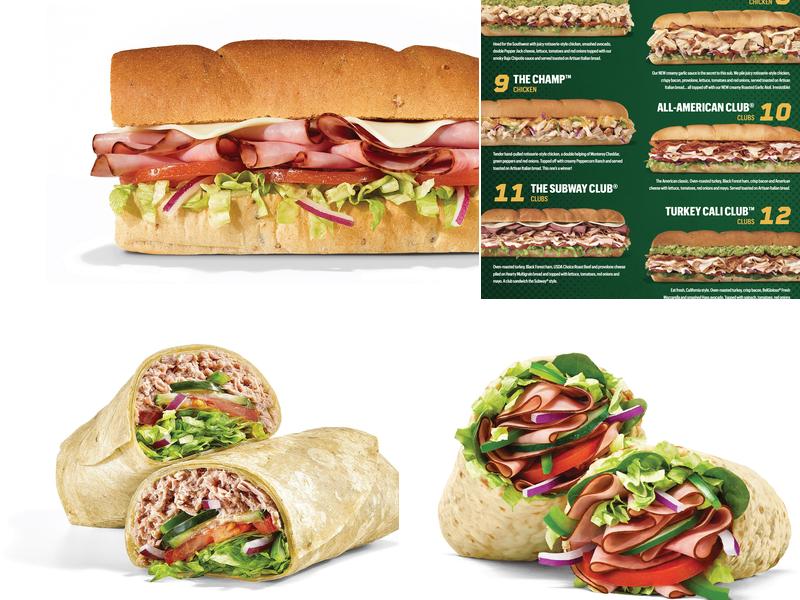 Subway Menu