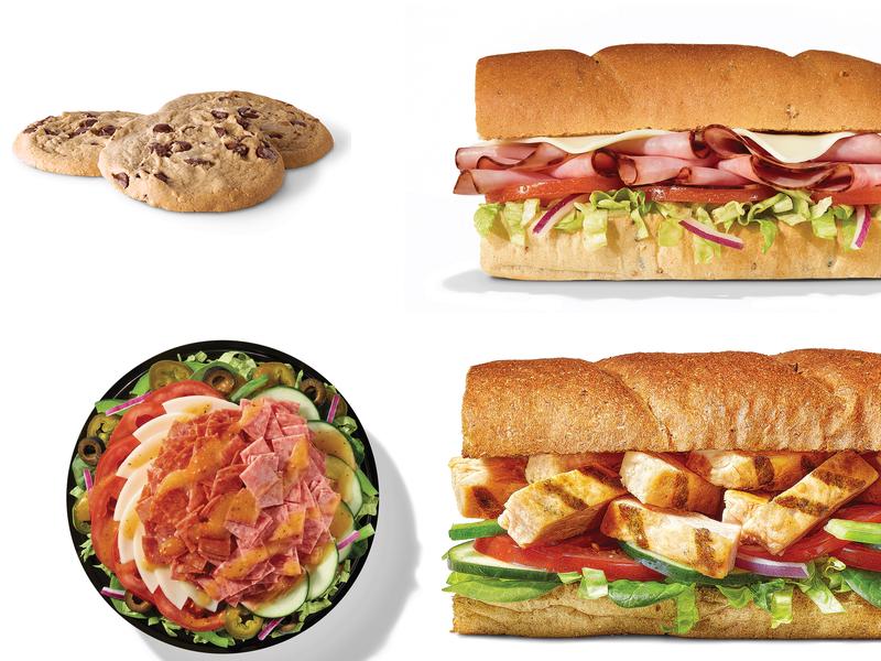 Subway Menu