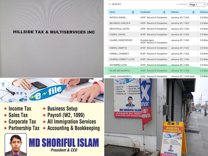 Hillside Tax & Multiservices Inc