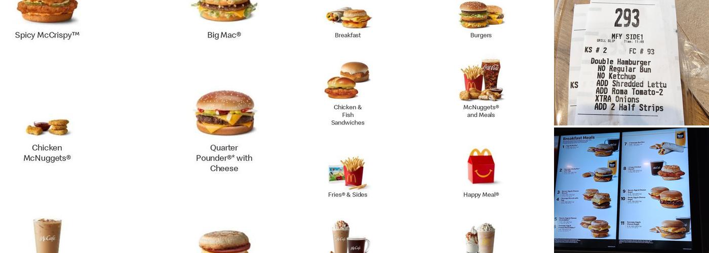 McDonald's Menu