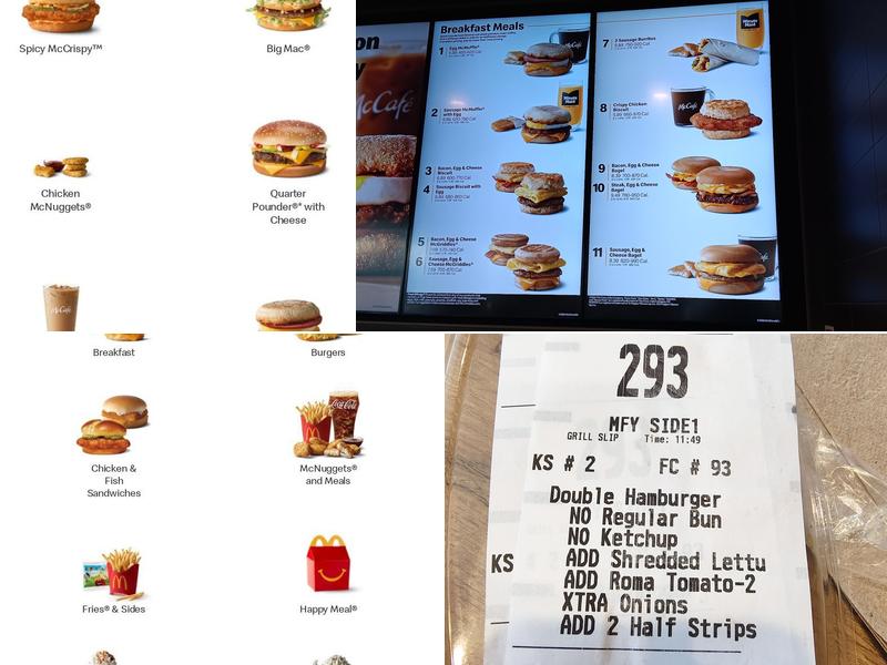McDonald's Menu