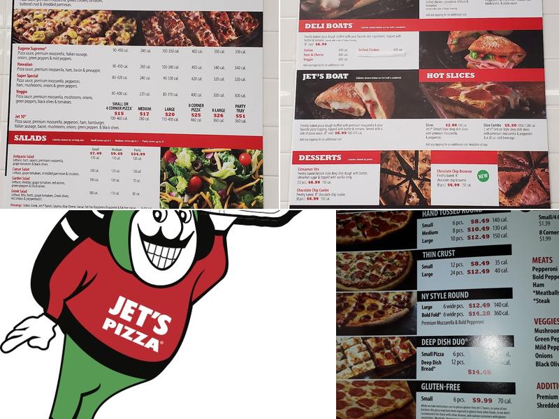 Jet's Pizza Menu