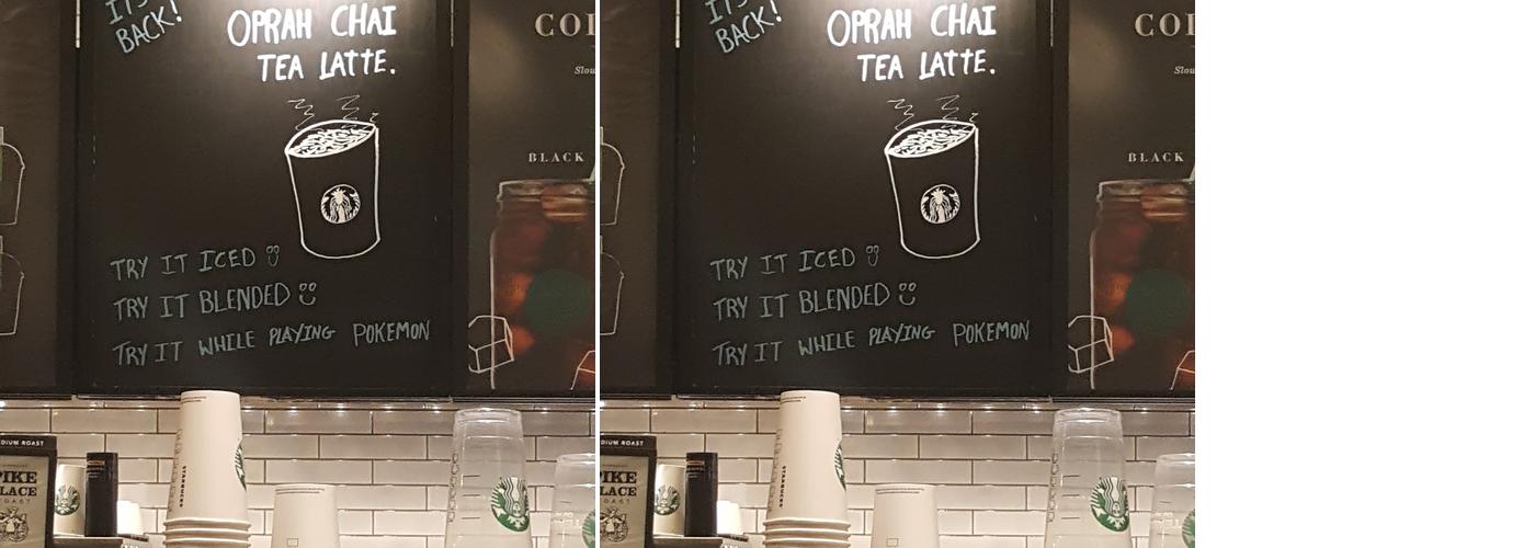 Starbucks Menu