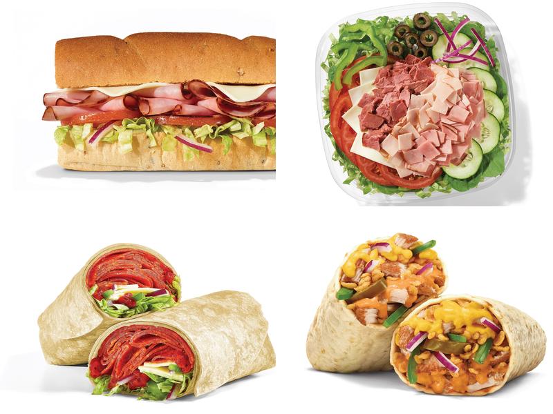 Subway Menu