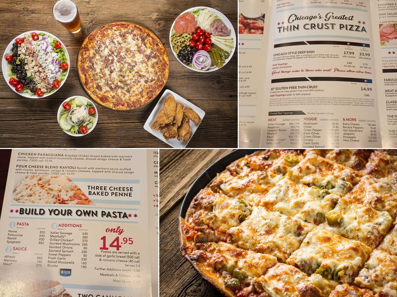 Rosati's Pizza Menu