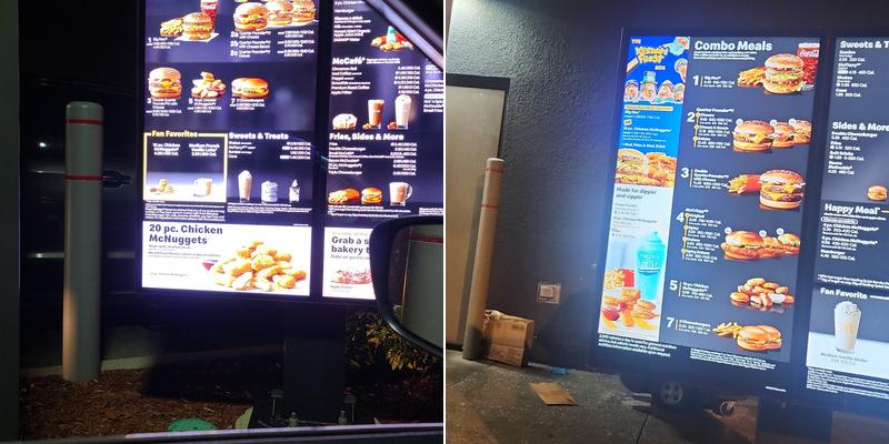 McDonald's Menu