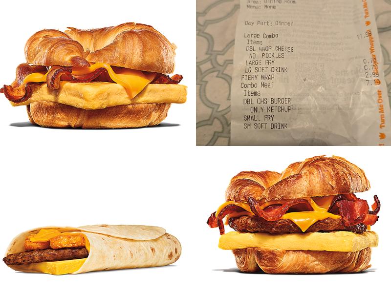 Burger King Menu