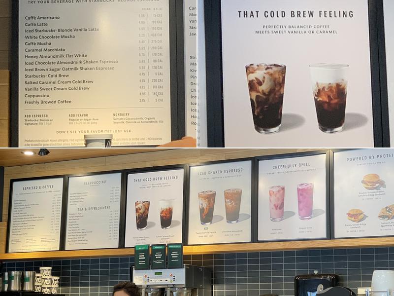 Starbucks Menu