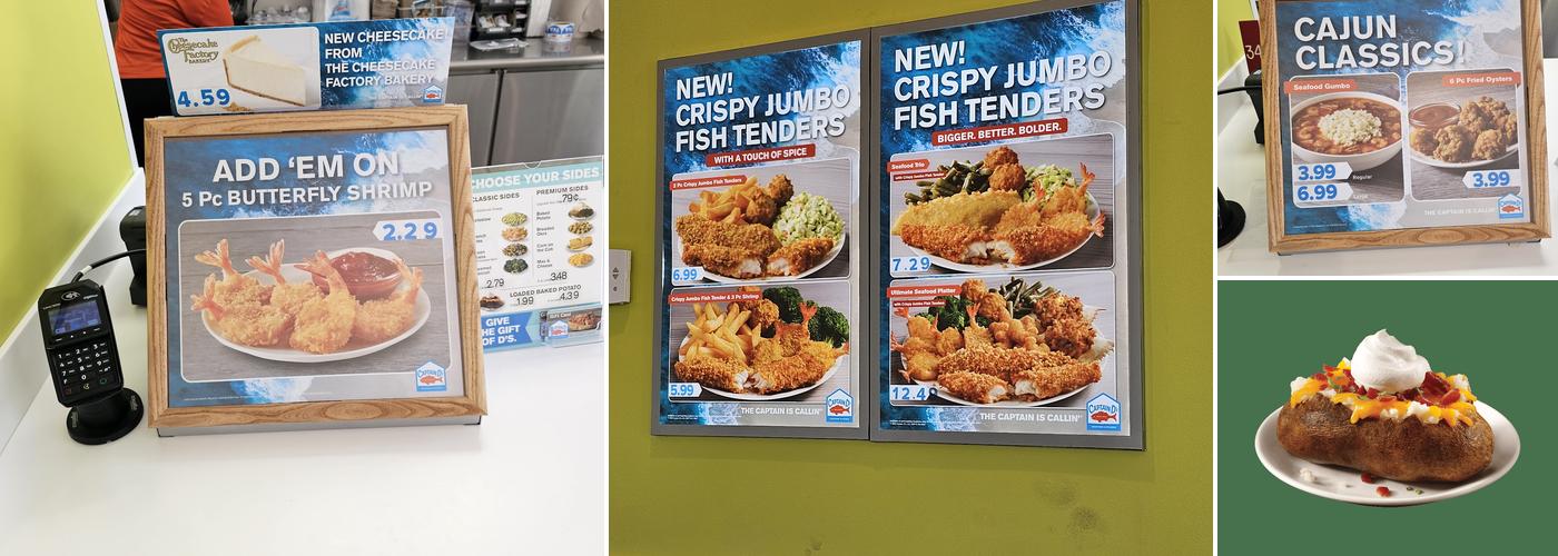 Captain D's Menu