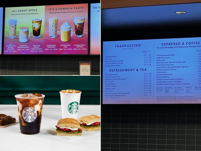 Starbucks Menu